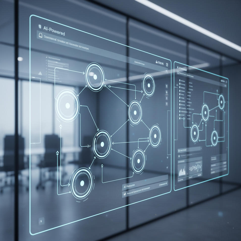 AI automation software enhancing productivity and business efficiency